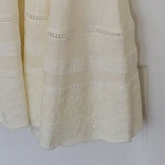 NWT BEDRA Vintage Under the Tuscan Sky Edwardian Midi Dress, XS, Linen, Wedding - Picture 10 of 16